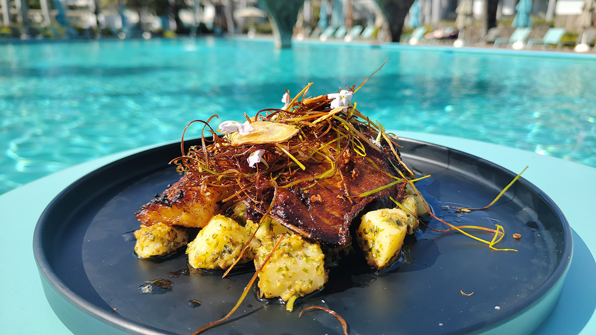 Camarones con pimienta